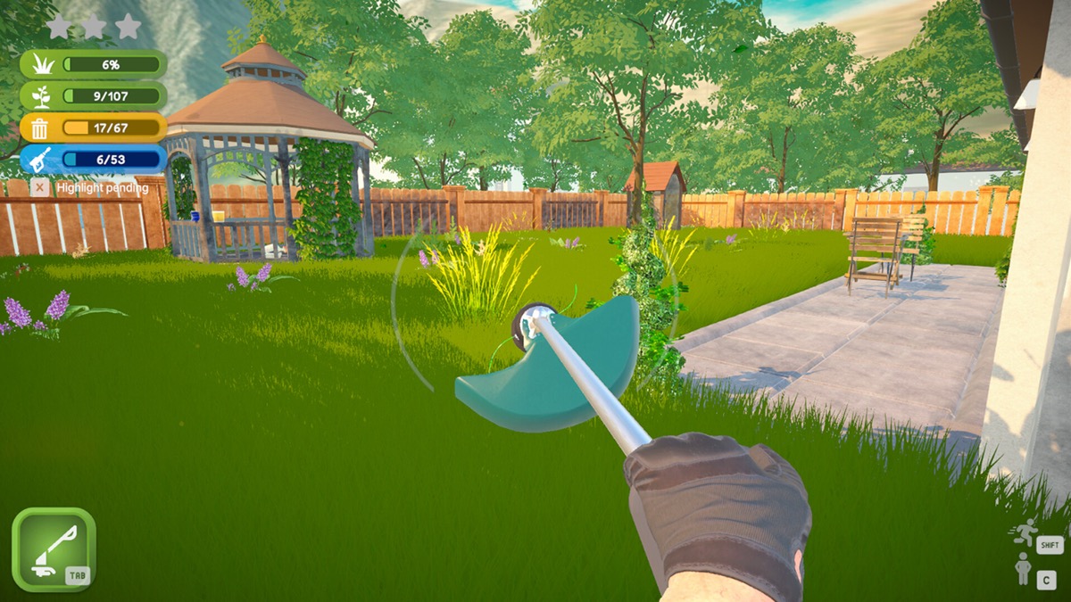 Landscaper Simulator outdoor cleanup screenshot placeholder